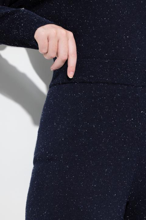 Immagine prodotto Ulla Popken Pantaloni di maglia modello Rose in cotone biologico con taglio della gamba ampio e cintura elastica (58, 62)