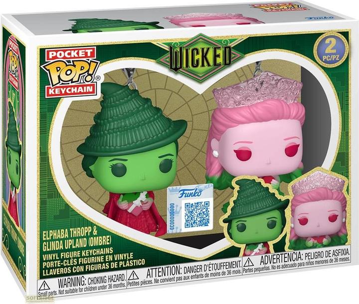 Produktbild Funko Wicked POP! Vinyl Schlüsselanhänger 2er-Pack G&E (Ombre) 4 cm