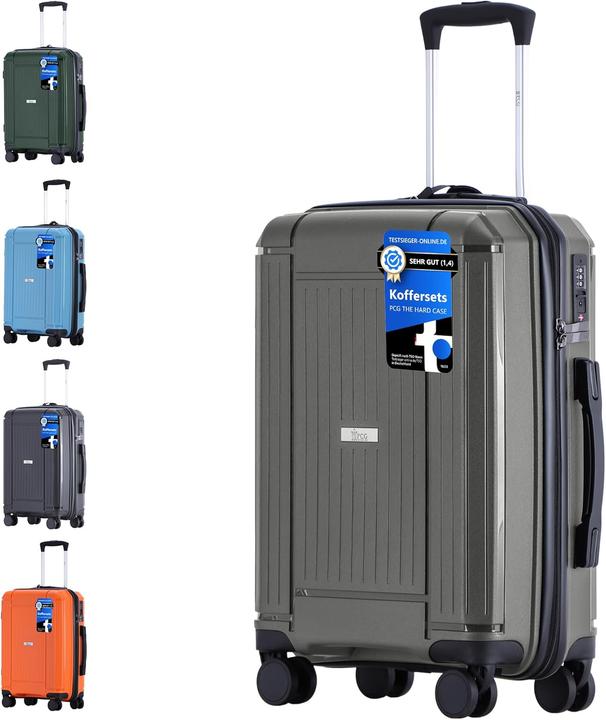 Immagine prodotto PCG The Hard Case Hartschalenkoffer mit TSA Schloss und 4 Rollen (88 l)