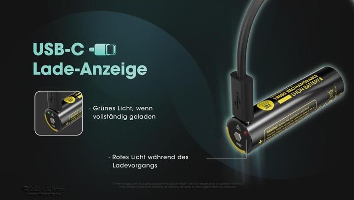 Actual product image Nitecore Battery Receptacle Li-Ion 3.6v