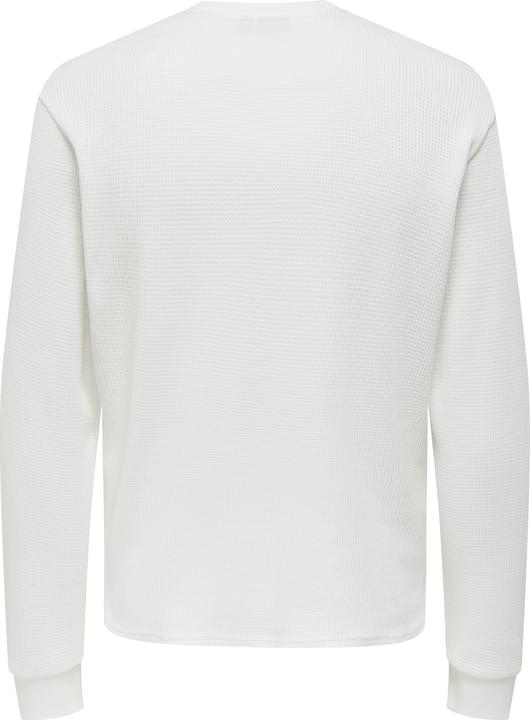 Actual product image Only & Sons Onstobie Reg Ls Henley Tee (L)
