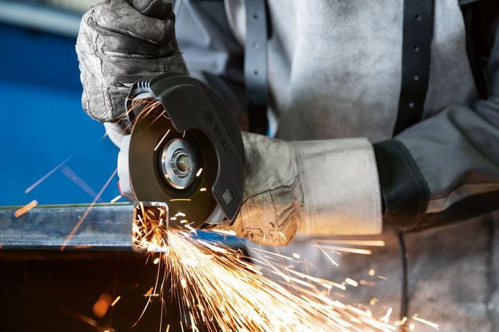 Produktbild Bosch Professional GWS 12-125 (C) Winkelschleifer + Schruppscheibe (06013A6100) (125 mm)