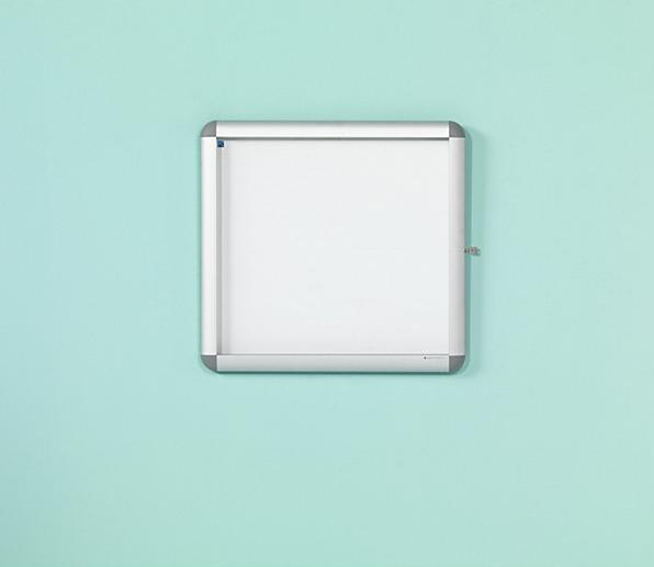 Actual product image kaiserkraft Showcase RONDO (Magnet board, 95 x 100 cm)