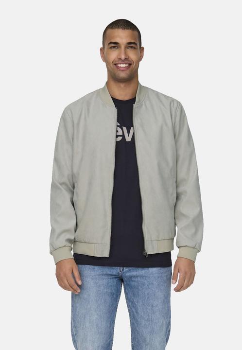 Actual product image Only & Sons Onslucas Fake Suede Bomber Otw (XXL)