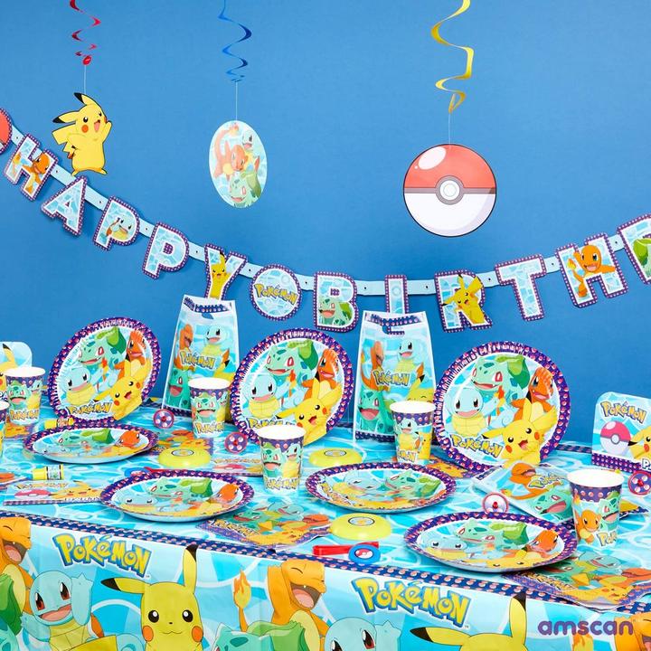 Immagine prodotto Sombo Inviti di compleanno Pokemon (8 pz.)