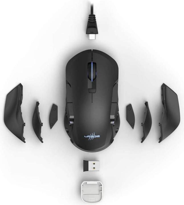 Immagine prodotto Hama Mouse da gioco "uRage 1.000 Morph scatenato (Senza fili)