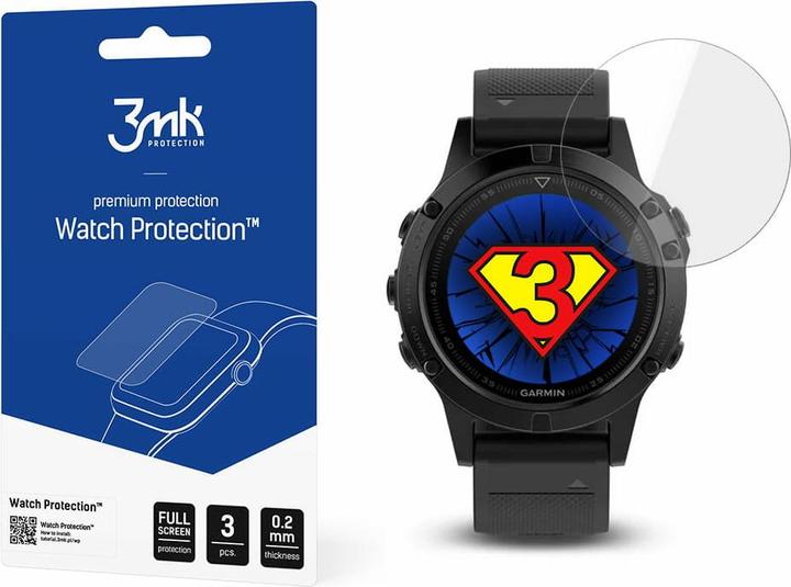 Produktbild 3MK hybrid glass Watch Protection FG for Garmin Fenix 5 47 mm