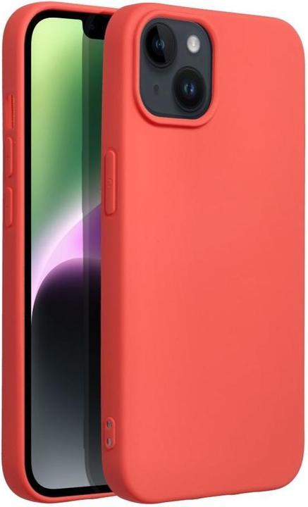 Produktbild OEM Back panel cover SILICONE case for IPHONE 14 peach (Apple iPhone 14)