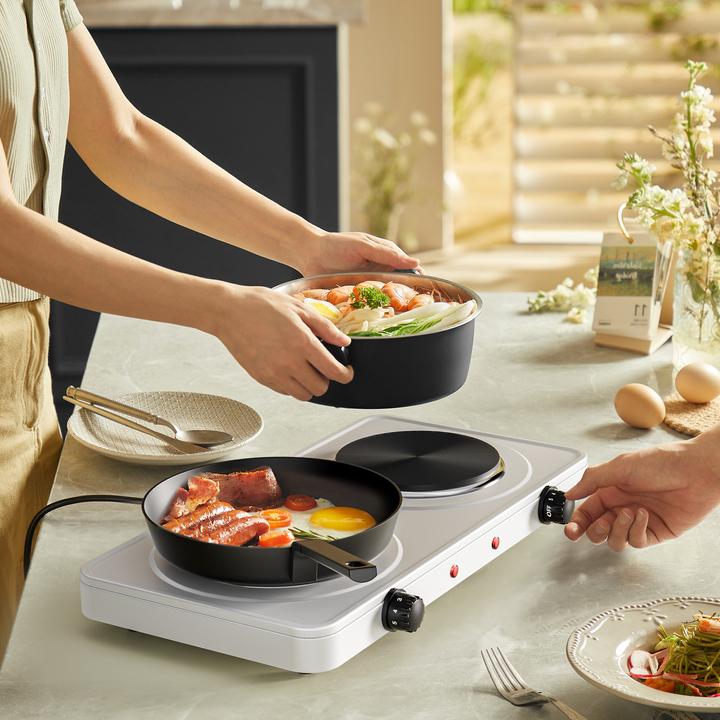 Actual product image Wiltec Doppelkochplatte