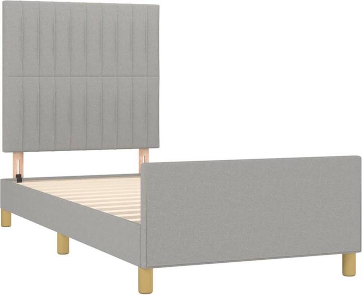 Image du produit vidaXL Bettgestell mit Kopfteil (80 x 200 cm)