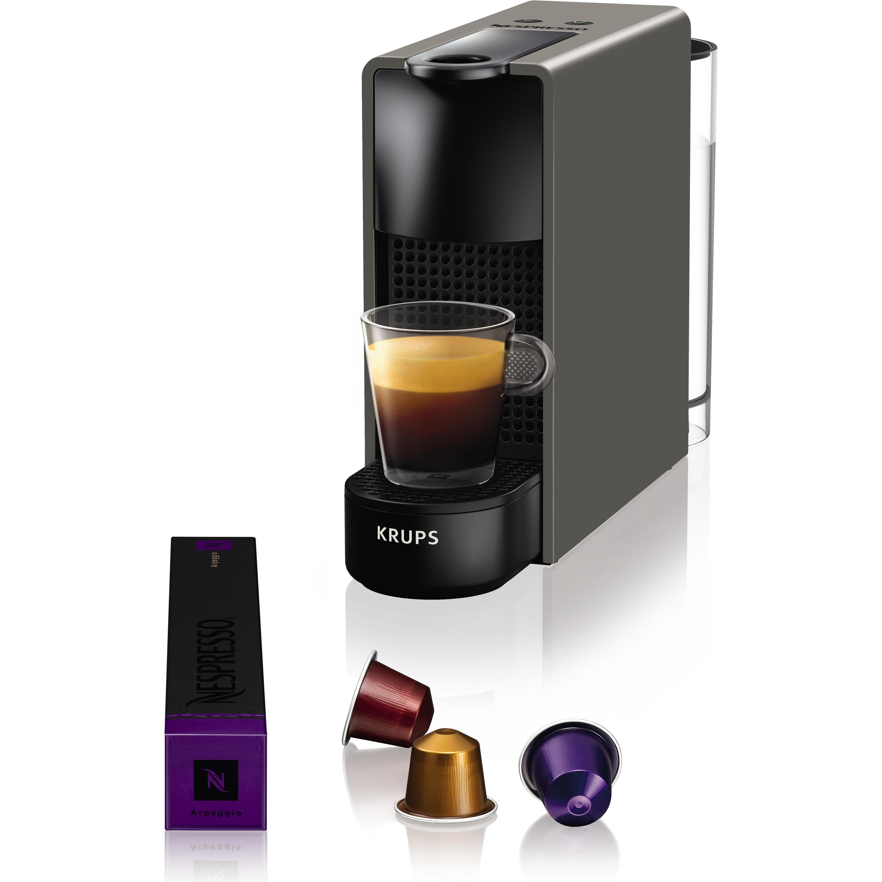 Krups Nespresso Essenza Mini, Kapselmaschine, Grau