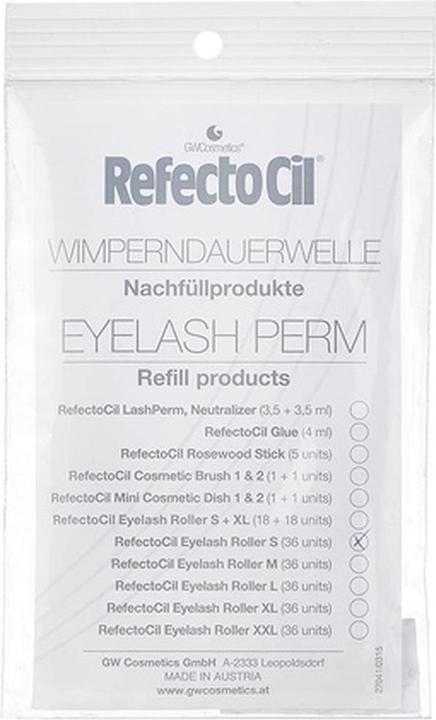 Actual product image Refectocil Eyelash Curl Roller 36 rolls (White)