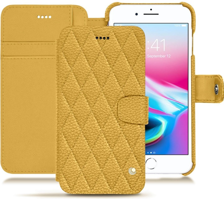 Noreve Lederschutzhülle Wallet (Apple iPhone 8 Plus)