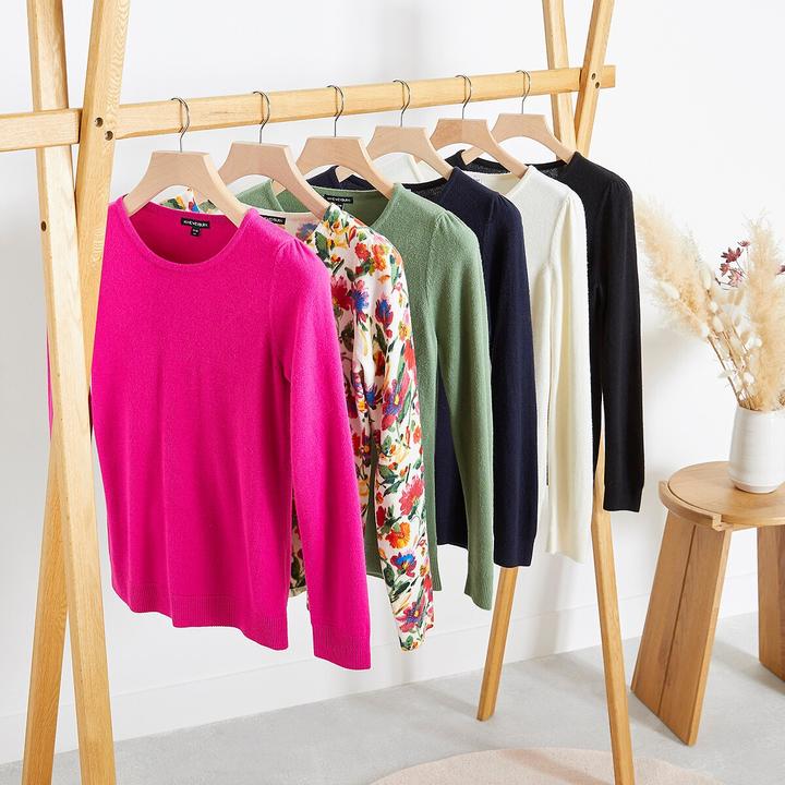 Actual product image Anne Weyburn Jumper with round neckline (42)