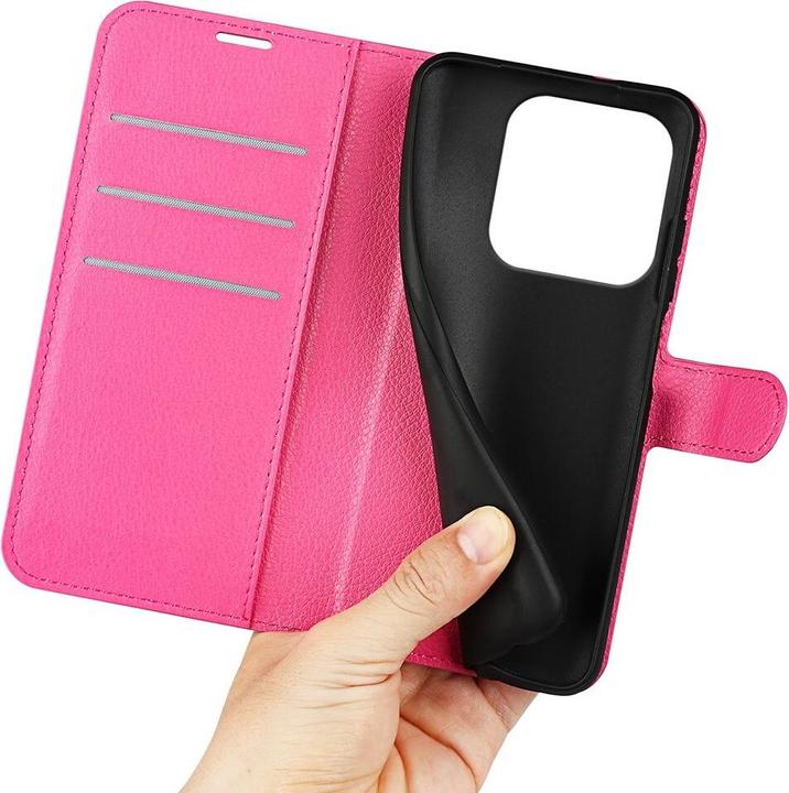Actual product image Cover-Discount Xiaomi Redmi Note 14 4G - Leder Etui Hülle (Xiaomi Redmi Note 14)