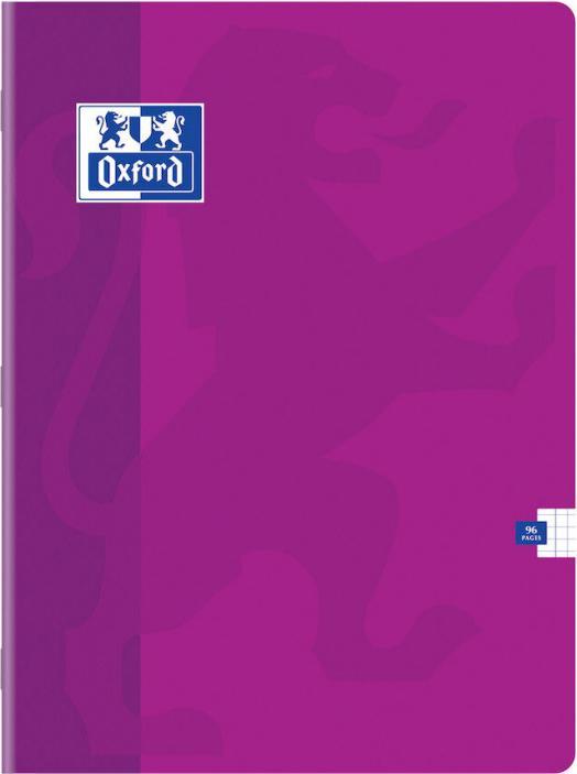 Actual product image Oxford Exercise book, 240 x 320 mm, squared, 48 sheets, with margin (240 x 320 mm, Checked, No binding)