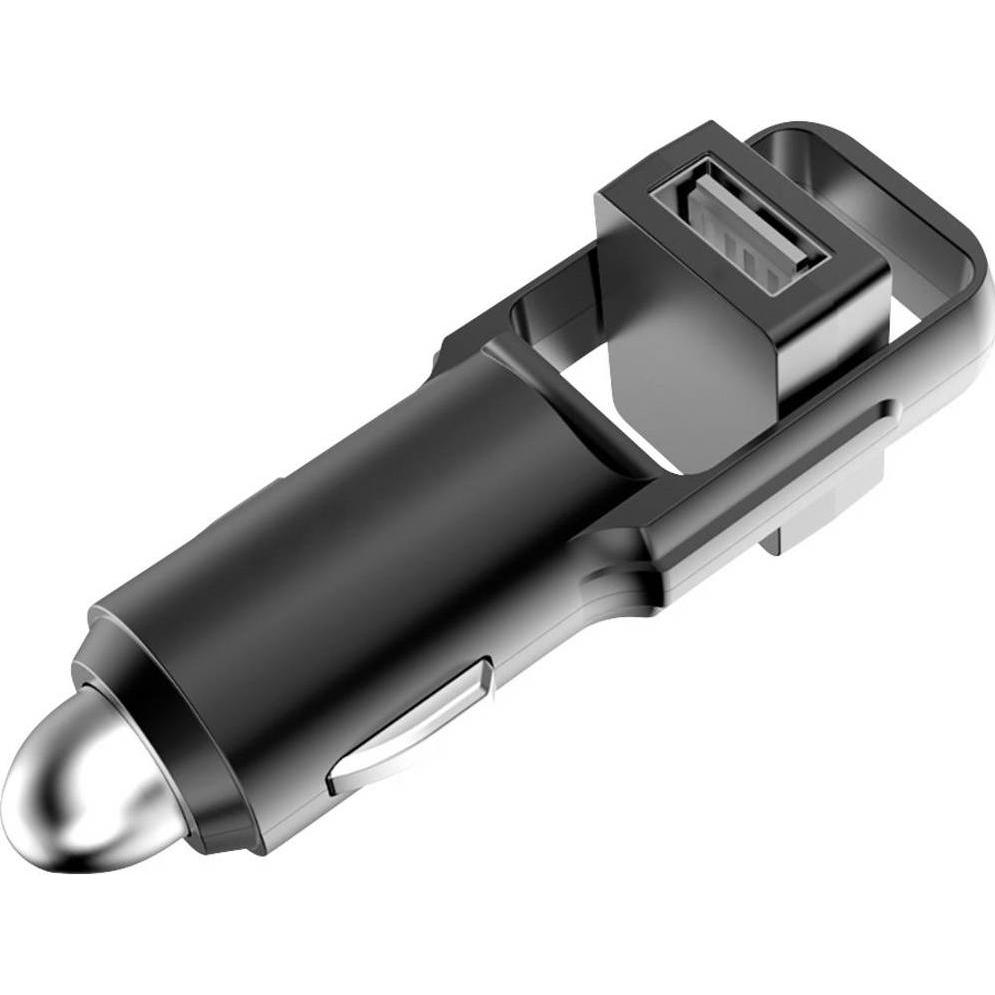 RealPower Car Charger, Auto Adapter, Schwarz