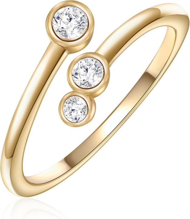 Immagine prodotto Glanzstücke München Donna Argento Sterling Cubic Zirconia Oro Giallo - 31958 (48, 925 Argento)