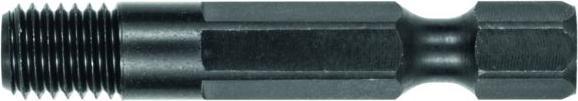 Actual product image Noga Adapter for internal hole deburring heads with 1/4 inch shank