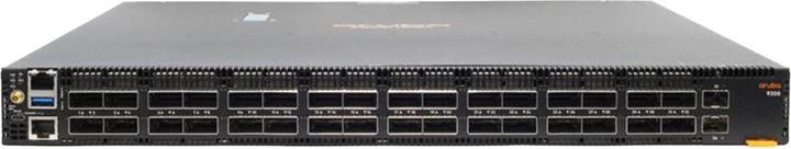 Image du produit HPE E Aruba 9300-32D Switch Bundle, /200/400G QSFP-DD, SFP+, Front to Back, 6x Fans, 2x (32 ports)
