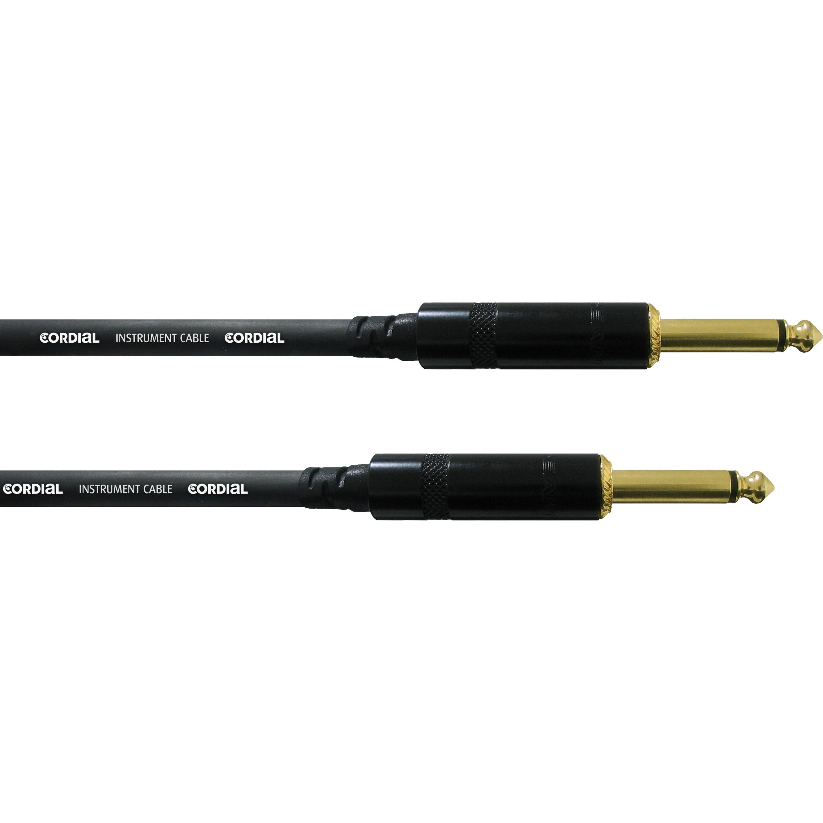 Cordial Intro Cable 5 (0.60 m, 6.3mm Klinke (Jack)), Audio Kabel