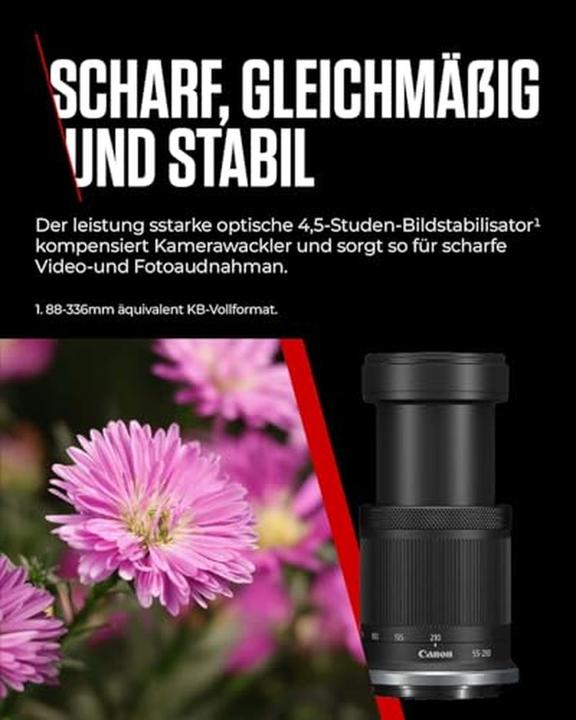 Produktbild Canon RF-S 55-210mm F5-7.1 IS STM​ - (EU) (Canon RF, APS-C / DX)