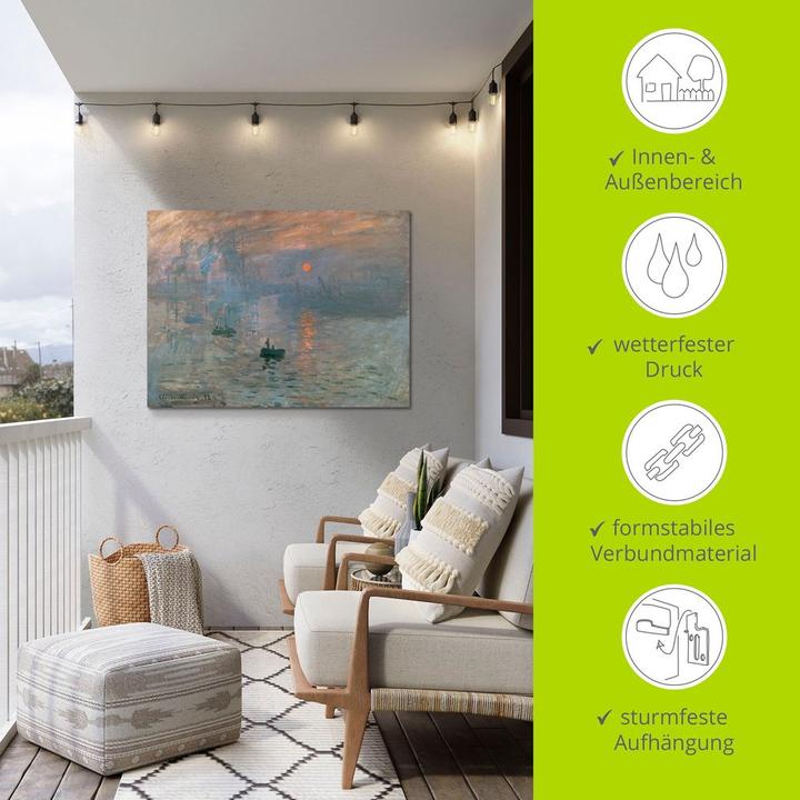 Actual product image Artland Impression (sunrise). 1872 T7BZ (120 x 90 cm)