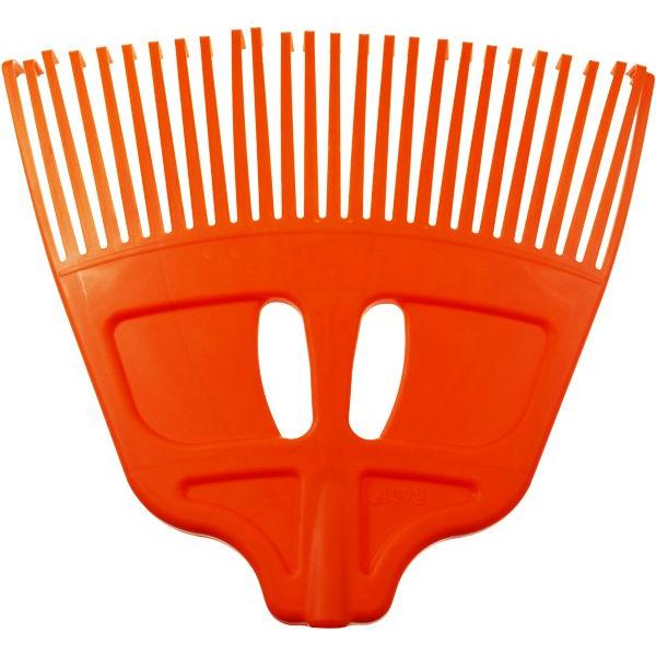 Rampa, Rastrello, Grabie Plastikowe Do Liści Pomarańczowe Nieoprawione XL