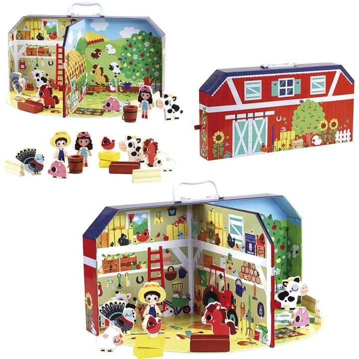 Actual product image Vilac Small farm in suitcase