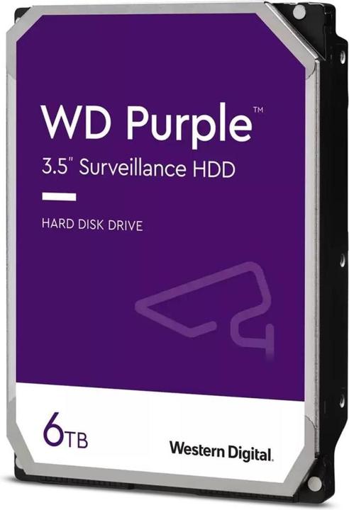 Image du produit WD POURPRE 6TB 256MB 3.5IN SATA (6 To, 3.5")