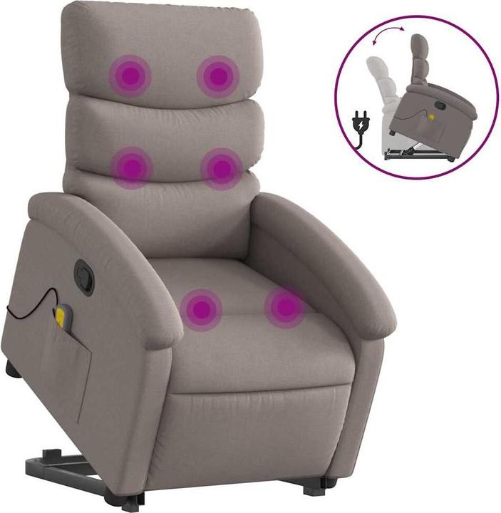 Image du produit vidaXL Massagesessel mit Aufstehhilfe