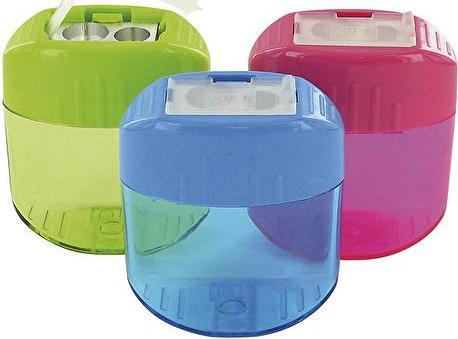 Kum Taille-crayons boîte double ovale assorti