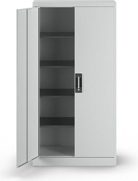 Actual product image C+P Steel cabinet with double doors (100 x 42 x 195 cm)