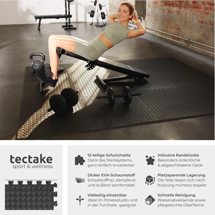 Immagine prodotto tectake Tappetino di protezione del pavimento (1.20 cm)