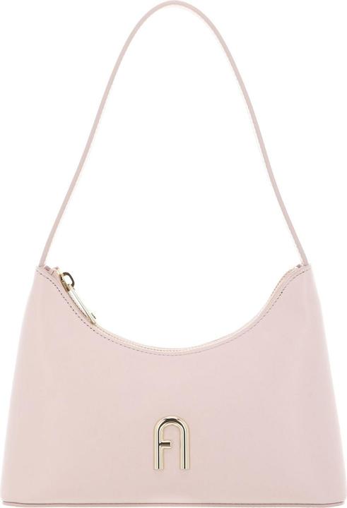 Actual product image Furla diamante mini leather bag color azalea