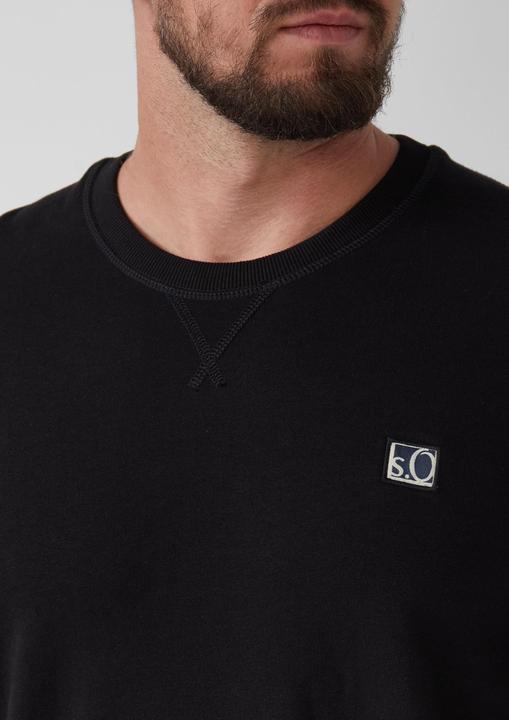 Produktbild s.Oliver Sweatshirt Sweatshirt aus Baumwollmix mit Crew Neck (XXL)