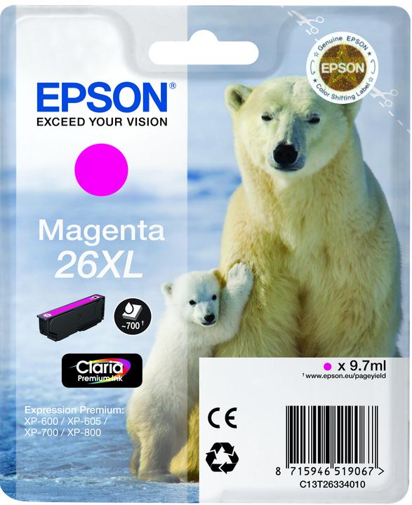 Produktbild Epson Original Tintenpatrone T2633, XL (M)