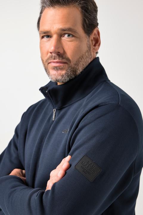 Produktbild JP1880 Sweatjacke, Interlocksweat, Stehkragen (XL)