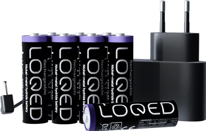 Productafbeelding Loqed Power kit (8 Pcs., AA, 2300 mAh)