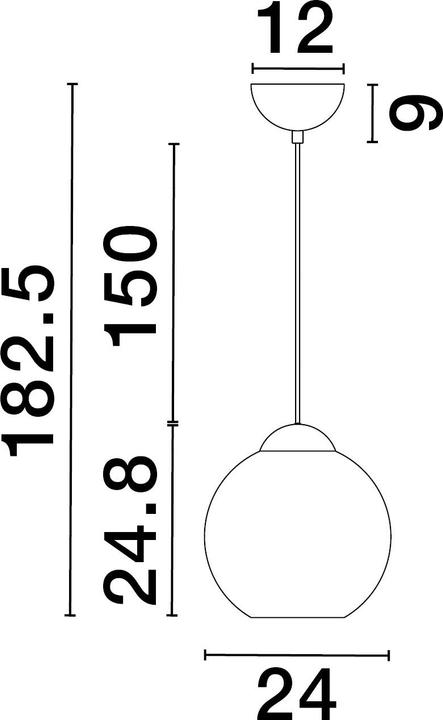 Actual product image Nova Luce Midori (E27)