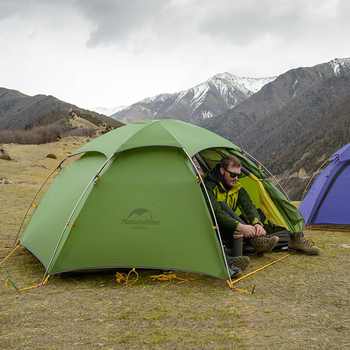 Produktbild Naturehike Cloud Peak 2 20d T-Zip Zelt nh17k240-y-green (2.50 kg, 2 Personen)