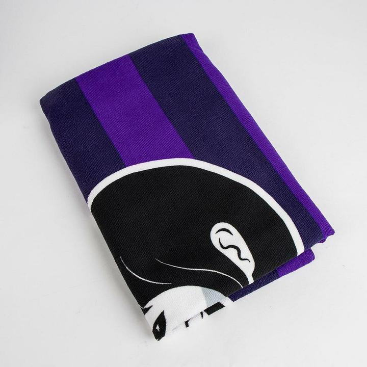 Productafbeelding Wednesday Strandbadetuch Schwarz 70 x 140 cm (70 x 140 cm)