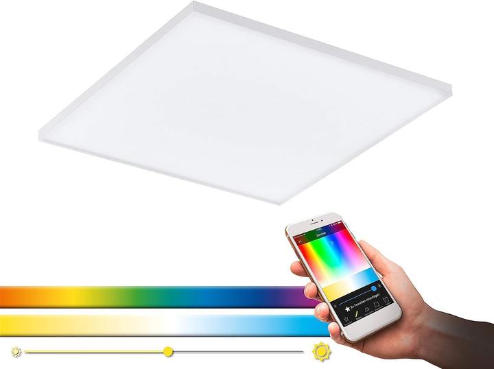 Produktbild EGLO 32346 LED-Panel Deckenleuchte Crosslink TURCONA-C weiss L:45cm B:45cm H:6cm dimmbar 2700-6500K