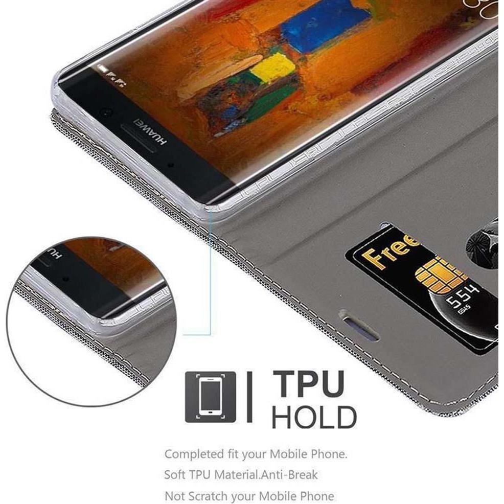 Thumbnail - Cadorabo Jeans Optik (Huawei Mate 9 Pro), Smartphone Hülle, Grau, Braun