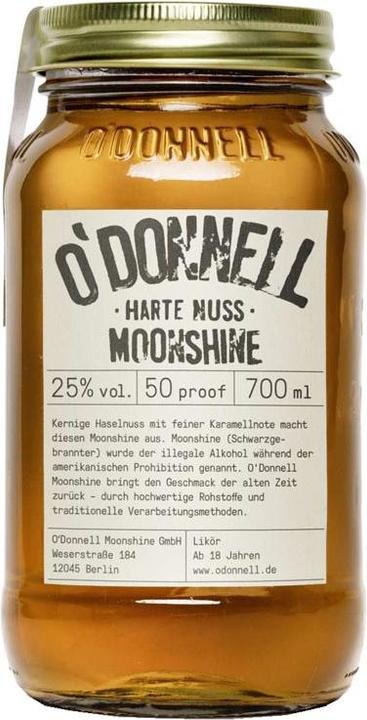 O'Donnell Moonshine Harte Nuss Liqueur (1 x 70 cl)