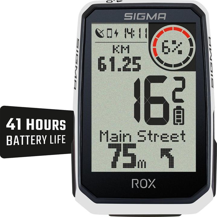 Produktbild Sigma ROX 4.0 GPS Endurance Computer - weiss