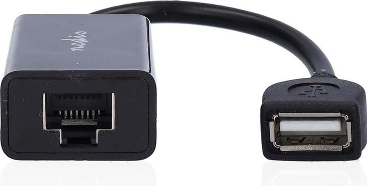 Produktbild Nedis USB-Extender | USB 2.0 | 1x USB-A Stecker | 1x RJ45 Female | 1x USB-A Buchse | 1x RJ45 Female (0.20 m, USB 2.0)