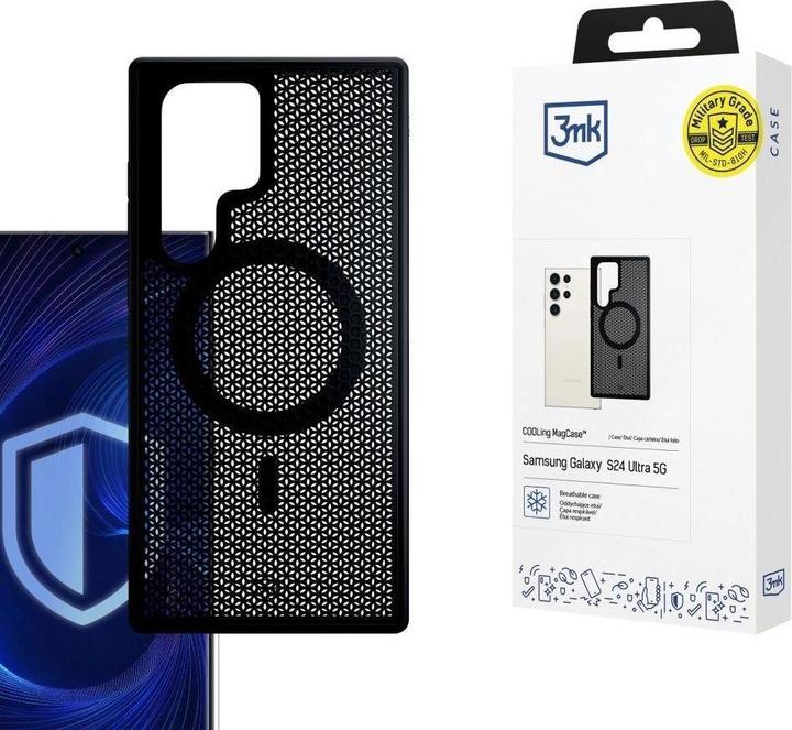 Actual product image 3MK COOLing MagCase for Samsung Galaxy S25 Ultra - Black (Samsung Galaxy S25 Ultra)