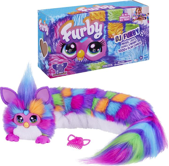 Produktbild Furby HAS FUR interactive toy Dj Neon Star (15.24 cm)