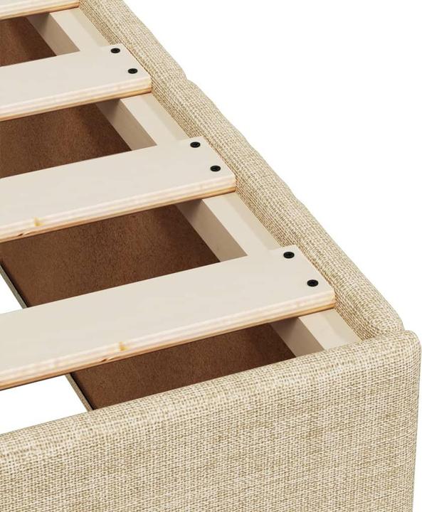 Actual product image vidaXL Bo x springbett mit Matratze 90 x 200 cm Stoff (90 x 200 cm)